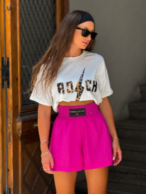 Magenta Vintage Rocky Boxing Shorts