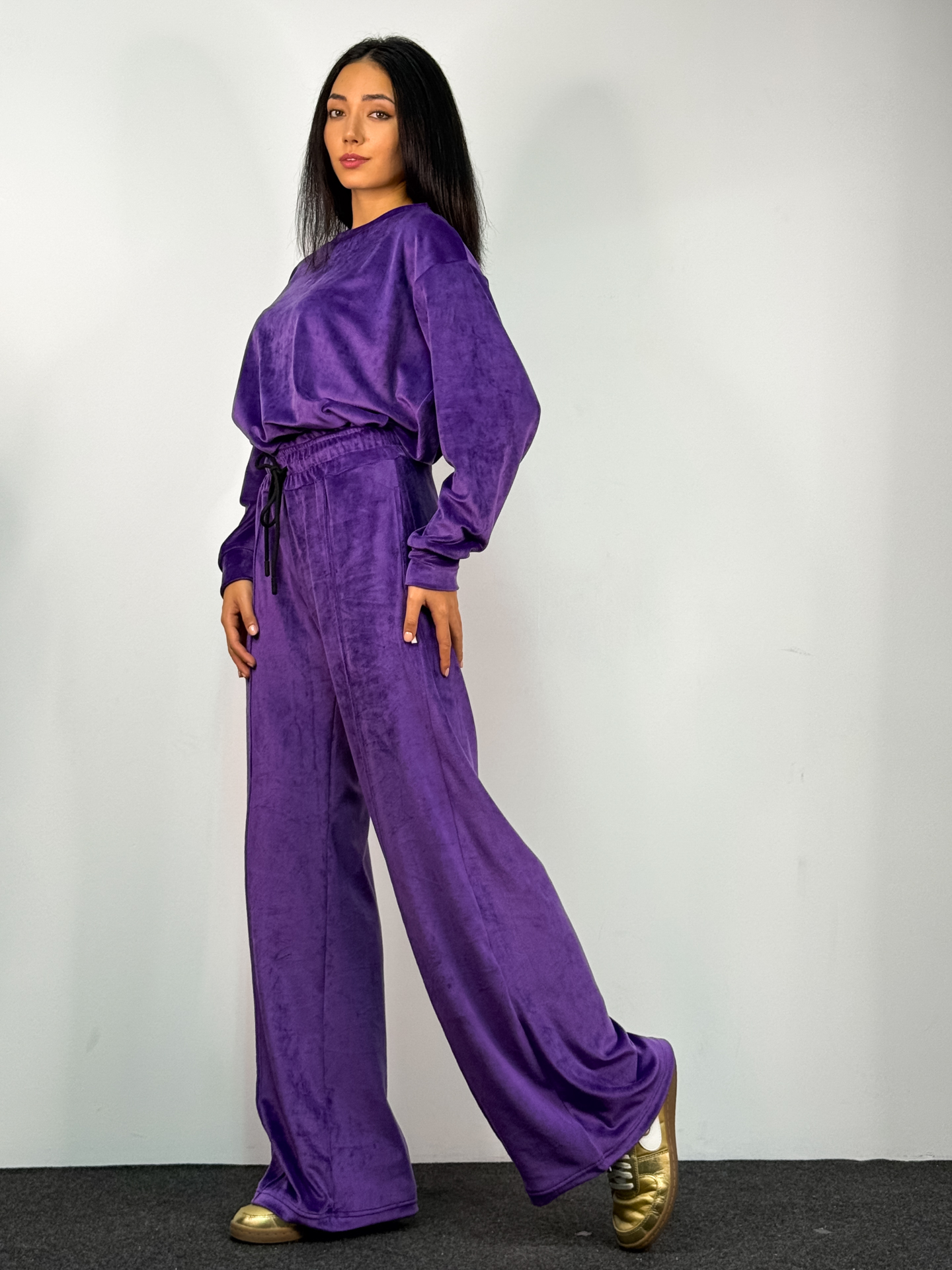 Fashion Limousine | Victoria Purple Velvet Set - Image 5