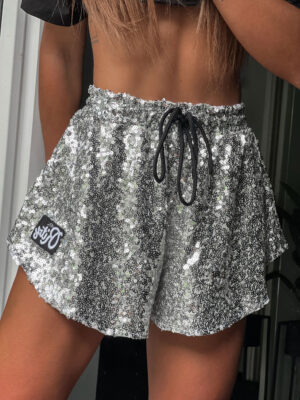 Shorts Παγιέτα Ruby Silver