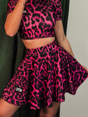 Φούστα Haven Magenta Leopard Print