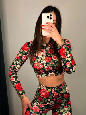 Crop Top Nina Floral Print