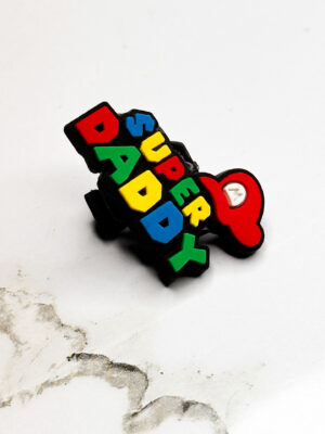 Super Daddy Shoe Charm