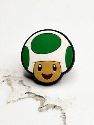 Super Mario 1-Up Mushroom Shoe Charm
