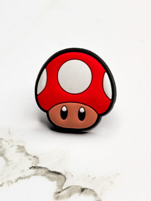 Super Mario Super Mushroom Shoe Charm