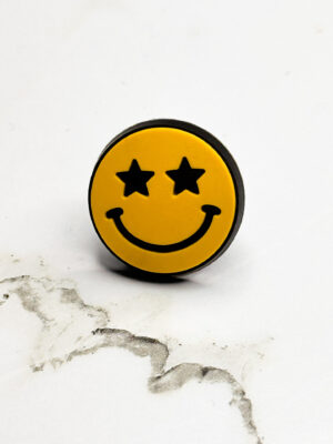 Star Eyes Smiley Shoe Charm