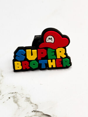 Super Brother Shoe Charm