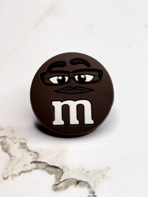 Brown M&M Shoe Charm