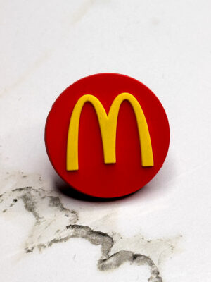 McDonalds Badge Shoe Charm