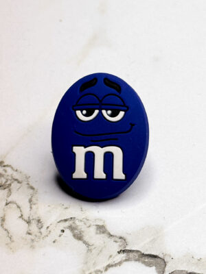 Sad Blue M&M Shoe Charm