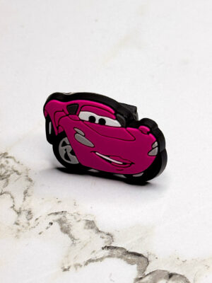 Pink Lightning McQueen Shoe Charm