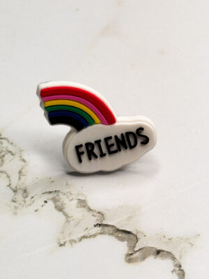 Friends and Rainbow Shoe Charm