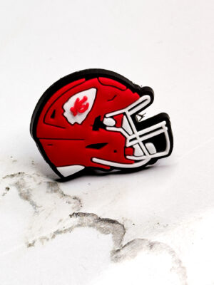 Rugby Helmet Shoe Charm
