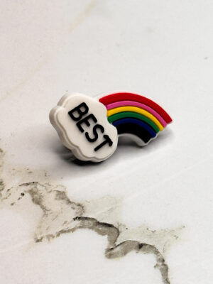 Best and Rainbow Shoe Charm