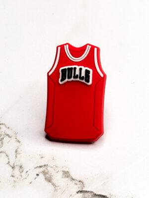 Chicago Bulls Jersey Shoe Charm