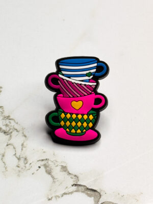 Tea Cups Shoe Charm