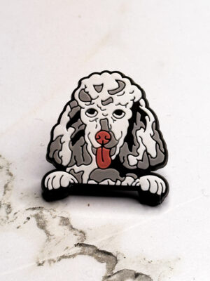 Poodle Dog Shoe Charm