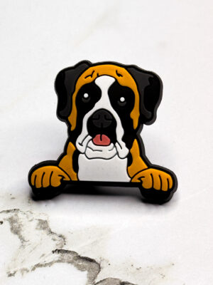 Boxer Dog Shoe Charm