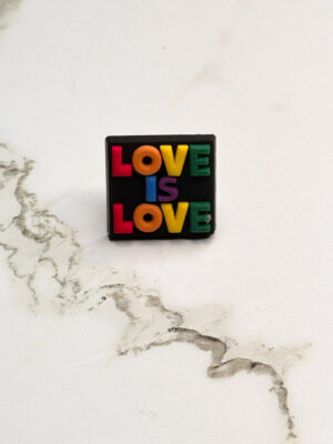 Love Is Love Shoe Charm