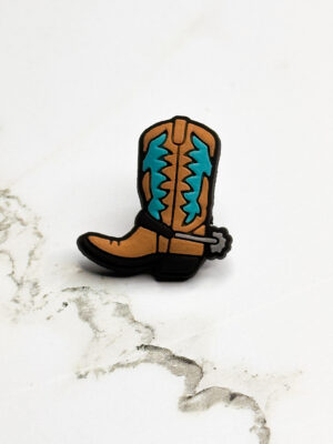 Cowboy Boots Shoe Charm