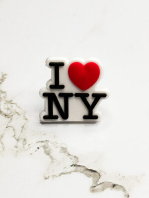 I Love NY Shoe Charm