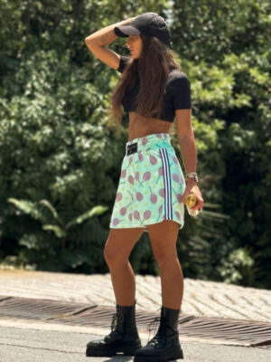 Velvet Apollo Boxing Shorts Tennis Print