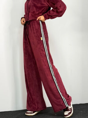 Fashion Limousine | Burgundy Velvet Pants Angie