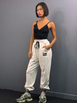 Velvet Pants Daisy Off White