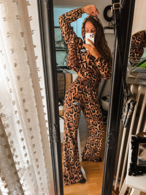Βελουτέ Σετ Anima Leopard Print