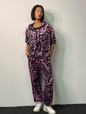 Velvet Set Daisy Pink Leopard Print