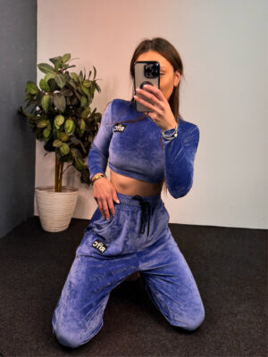 Βελουτέ Σετ Nina Blueberry