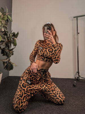 Βελουτέ Σετ Nina Leopard Print
