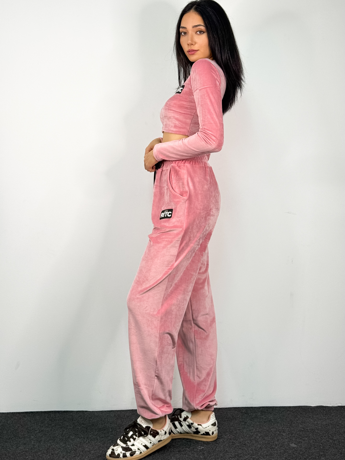 Βελουτέ Σετ Nina Pink - Image 2