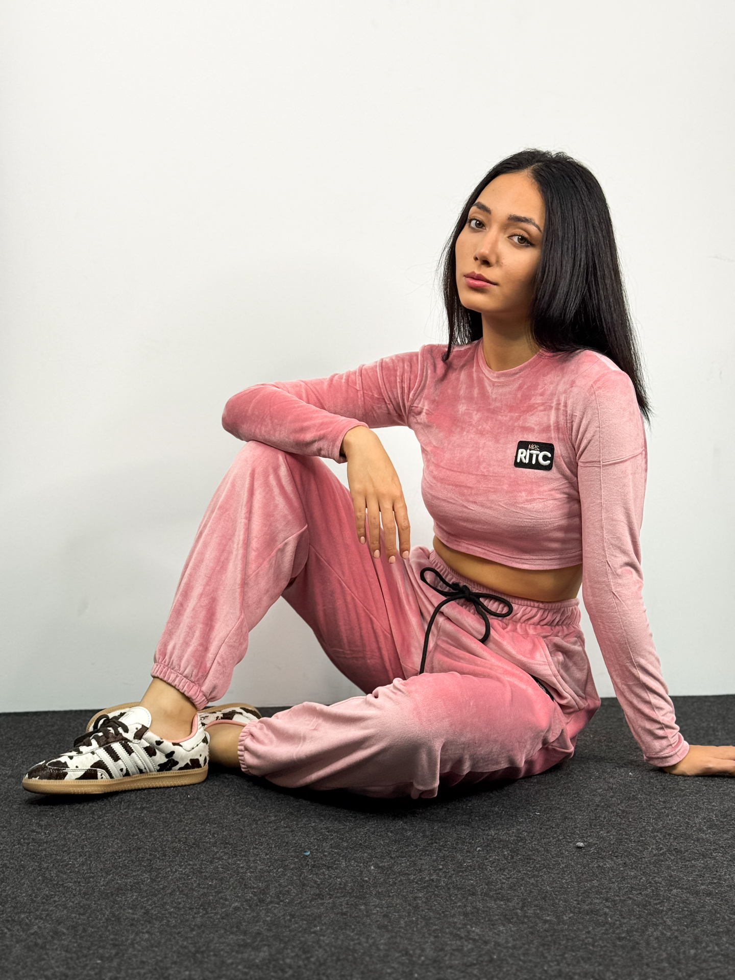 Βελουτέ Σετ Nina Pink - Image 3