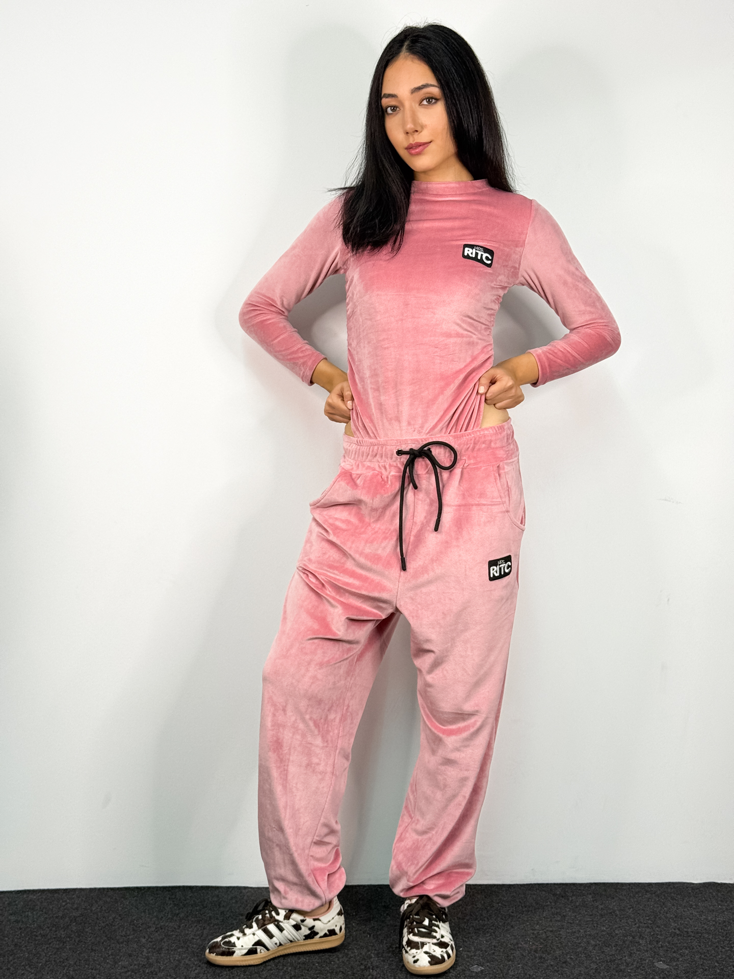 Βελουτέ Σετ Nina Pink - Image 5