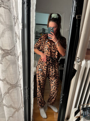 Βελουτέ Σετ Leopard Norah