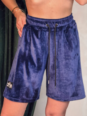 Βερμούδα Βελουτέ Amyra Navy Blue