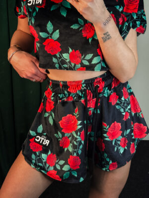 Βελουτέ Shorts Melody Roses Print