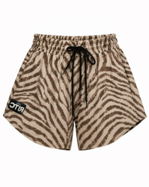 Βελουτέ Shorts Melody Sand Zebra Print