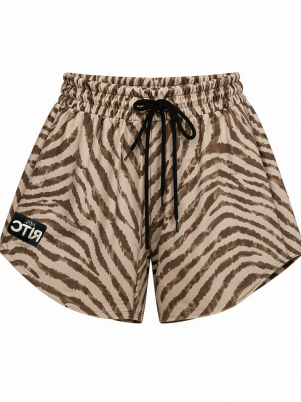 Βελουτέ Shorts Melody Sand Zebra Print