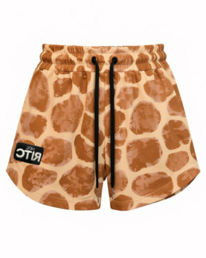 Βελουτέ Shorts Melody Safari Sand Print