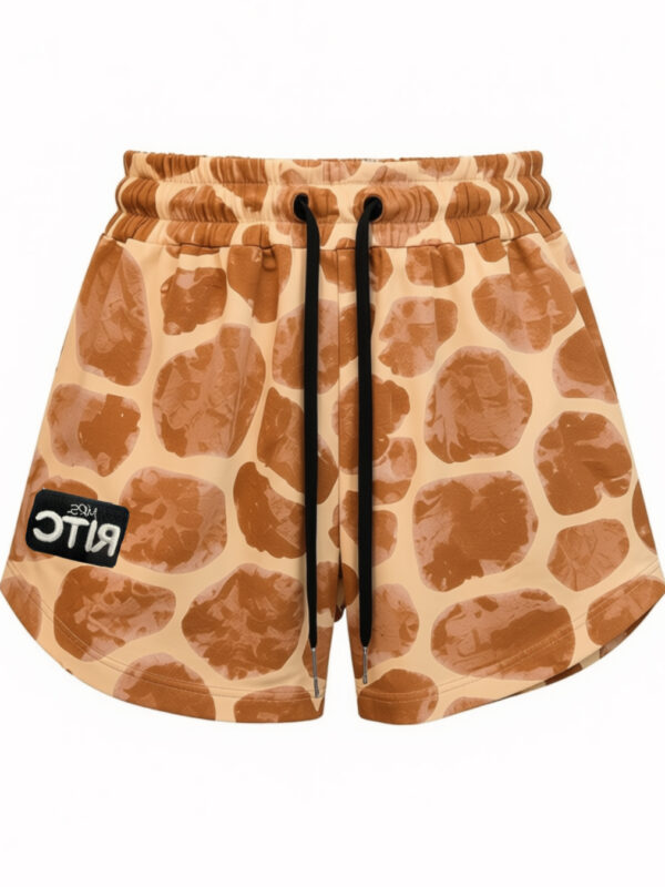 Βελουτέ Shorts Melody Safari Sand Print