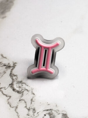 Zodiac Sign Gemini Shoe Charm