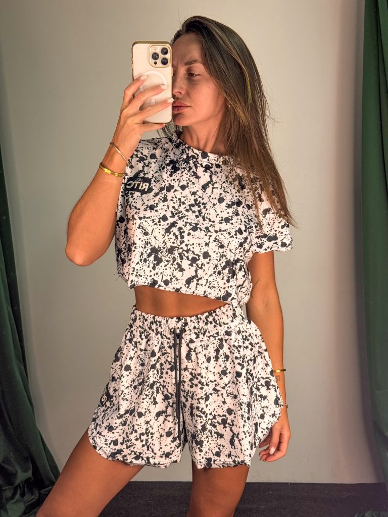 Βελουτέ Σετ Shorts Valerie Splash Print