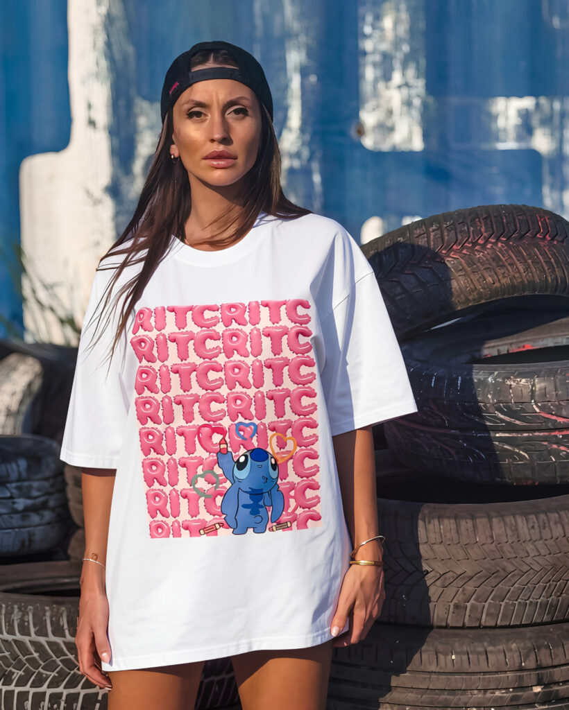 Άσπρο T-Shirt RITC Print