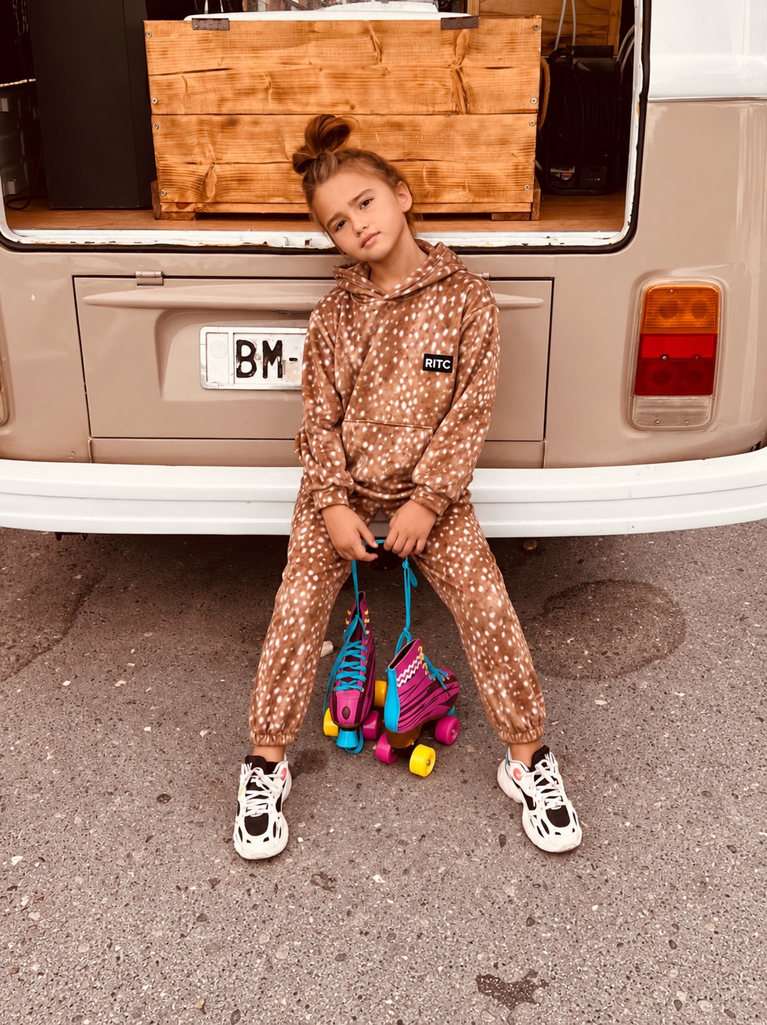 Παιδικό Βελουτέ Σετ Trinity Deer Print