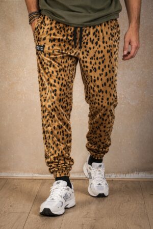 Men’s Pants Libra Velvet Cheetah Print