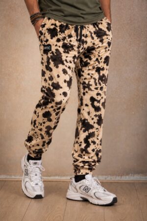 Men’s Pants Libra Velvet Beige Cow Print