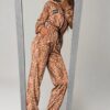 Velvet Jumpsuit Renata Deer Print – pose 1