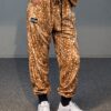 Velvet Pants Deer Print