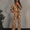Velvet Set Anima Snake Print – first pose